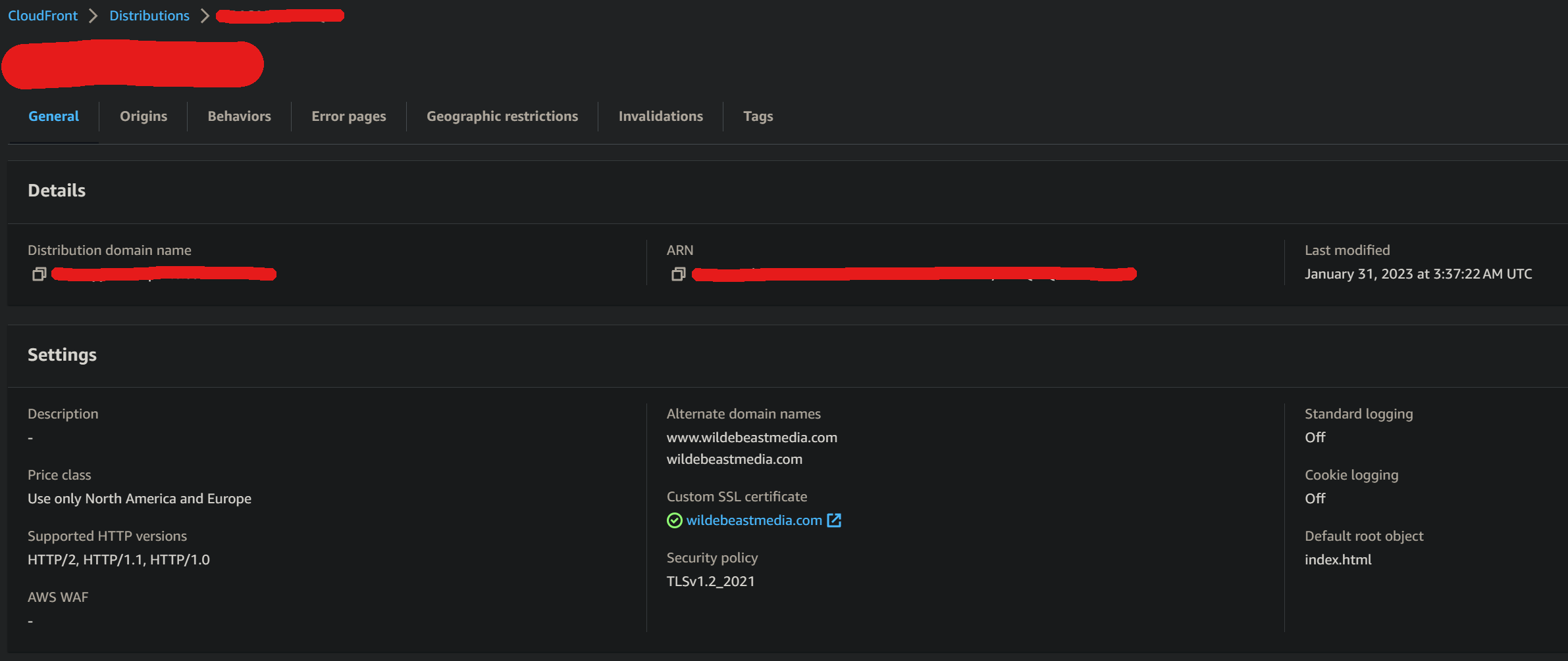 Image S3 Static Index