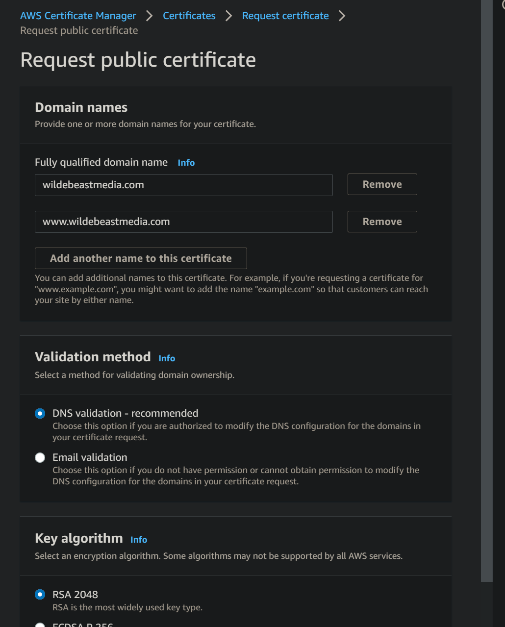 Image S3 Static Index