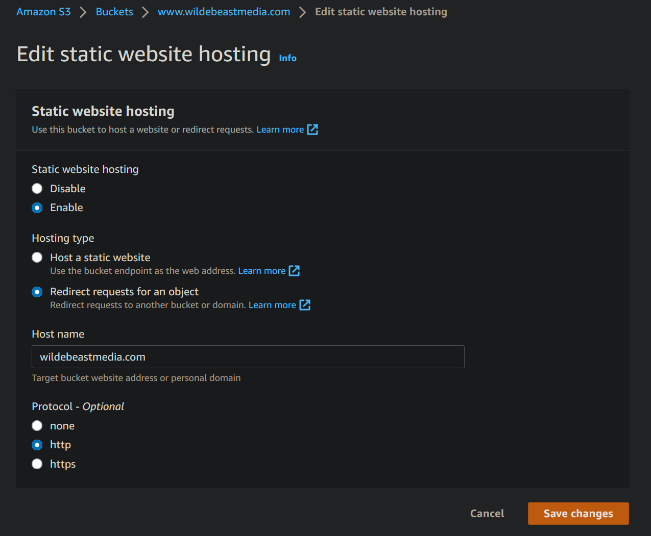 Image S3 Static Index